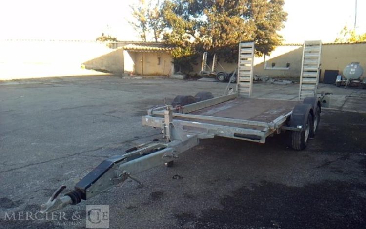 HUBIERE REMORQUE PORTE ENGIN 3T5  FF-543-YE