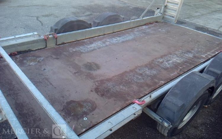 HUBIERE REMORQUE PORTE ENGIN 3T5  FF-543-YE