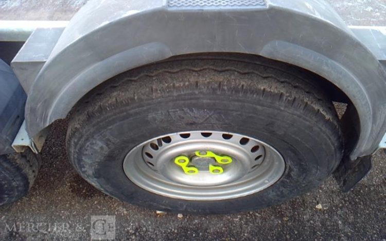 HUBIERE REMORQUE PORTE ENGIN 3T5  FF-543-YE