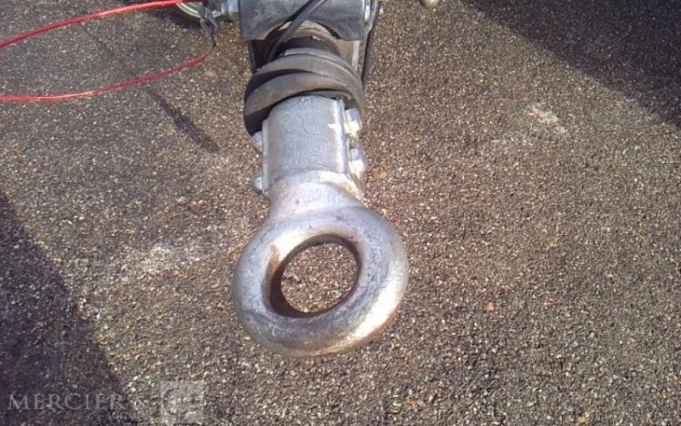 HUBIERE REMORQUE PORTE ENGIN 3T5  FG-238-DT