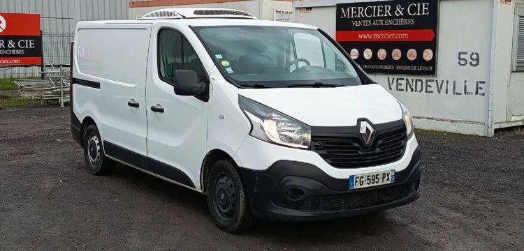 RENAULT TRAFIC FRIGO 1,6 DCI 16V ENERGY – DIESEL – 88268 KMS – ANNEE 2019 BLANC FG-595-PX