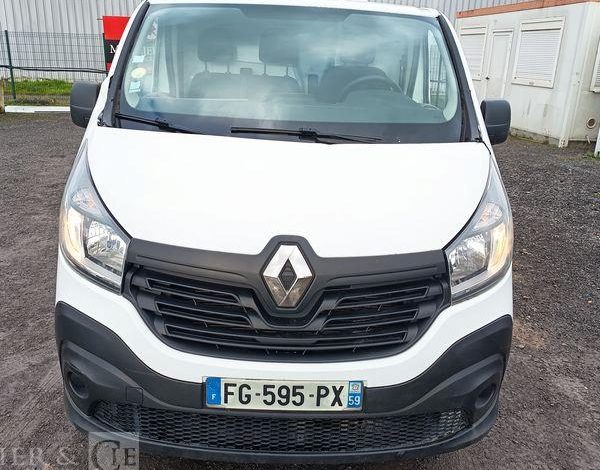 RENAULT TRAFIC FRIGO 1,6 DCI 16V ENERGY – DIESEL – 88268 KMS – ANNEE 2019 BLANC FG-595-PX