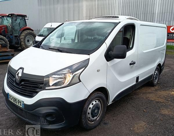 RENAULT TRAFIC FRIGO 1,6 DCI 16V ENERGY – DIESEL – 88268 KMS – ANNEE 2019 BLANC FG-595-PX