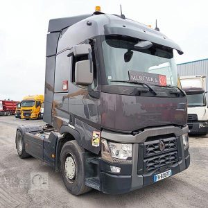 RENAULT T 480 DTI 13 EQUIPE HYDRAULIQUE PTRA : 44 TONNES – DIESEL – 776591 KMS – AN 2019 GRIS FH-639-TE