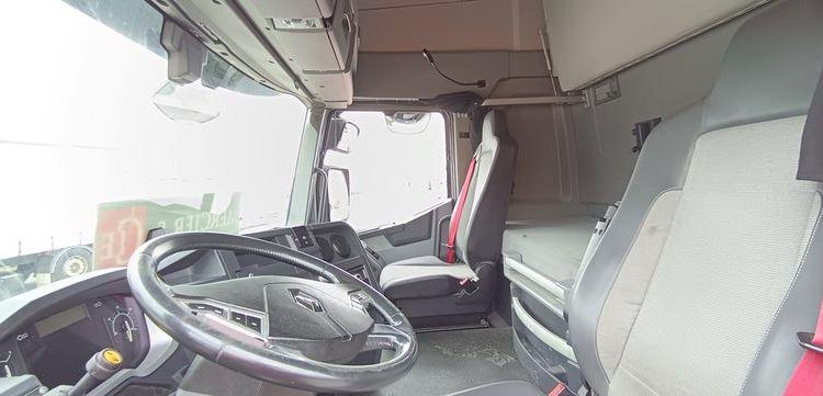 RENAULT T 480 DTI 13 EQUIPE HYDRAULIQUE PTRA : 44 TONNES – DIESEL – 776591 KMS – AN 2019 GRIS FH-639-TE