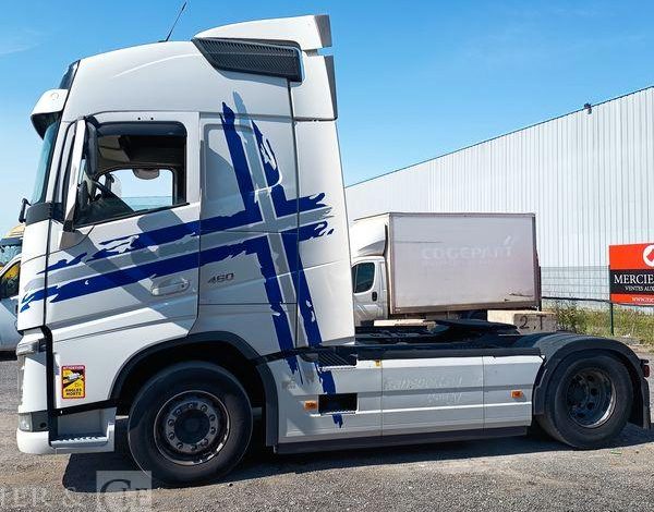 VOLVO FH 460 PTRA 44 TONNES – DIESEL – 976779 KMS – ANNEE 2019 BLANC FK-894-JP