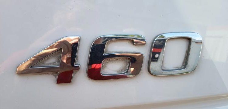 VOLVO FH 460 PTRA 44 TONNES – DIESEL – 976779 KMS – ANNEE 2019 BLANC FK-894-JP