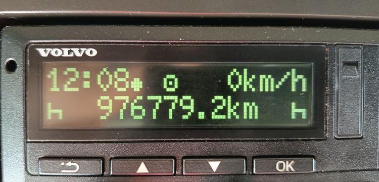 VOLVO FH 460 PTRA 44 TONNES – DIESEL – 976779 KMS – ANNEE 2019 BLANC FK-894-JP