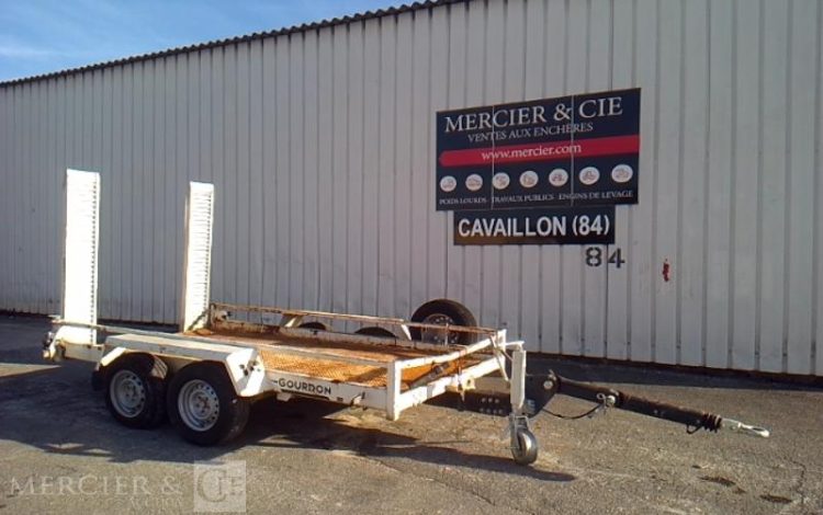 GOURDON REMORQUE PORTE ENGIN 3T5  FR-289-GS