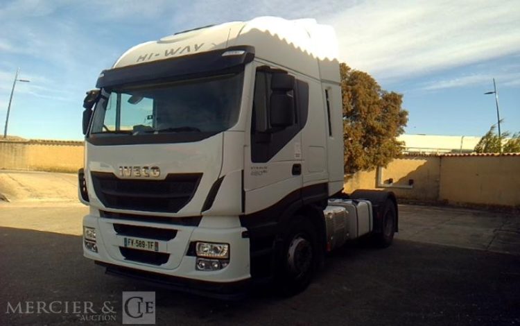 IVECO STRALIS 480E6 4X2 PTAC 19T BLANC FV-589-TF