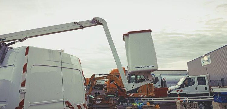 RENAULT MASTER L2H2 2,3 DCI AVEC  NACELLE 121F – 10 M  DIESEL – 764 HEURES  – ANNEE 2021 BLANC FW-090-XD