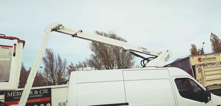 RENAULT MASTER L2H2 2,3 DCI AVEC  NACELLE 121F – 10 M  DIESEL – 764 HEURES  – ANNEE 2021 BLANC FW-090-XD