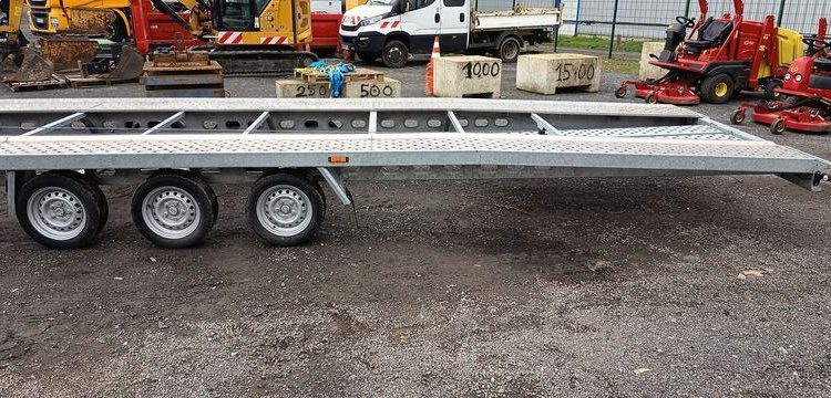 PHOENIX REMORQUE PORTE VOITURE 3 ESSIEUX – PTAC : 3,5 TONNES –  GN-860-AG