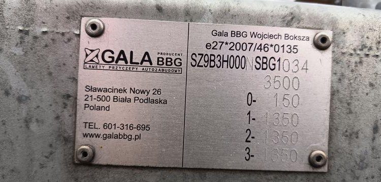 PHOENIX REMORQUE PORTE VOITURE 3 ESSIEUX – PTAC : 3,5 TONNES –  GN-860-AG