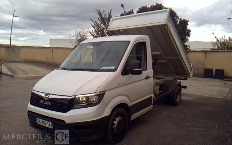 MAN TGE 5.180 BENNE SIMPLE CABINE BLANC GA-751-TX