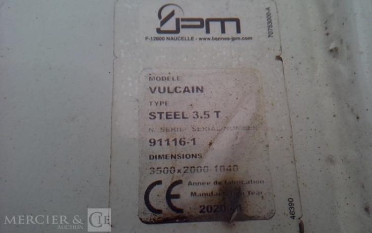 MAN TGE 5.180 BENNE SIMPLE CABINE BLANC GA-751-TX