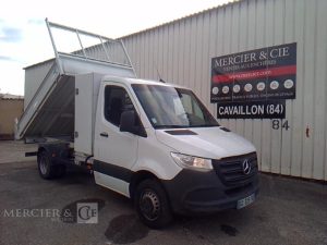 MERCEDES SPRINTER 519 CDI BENNE SIMPLE CABINE COFFRE BLANC GC-325-FG