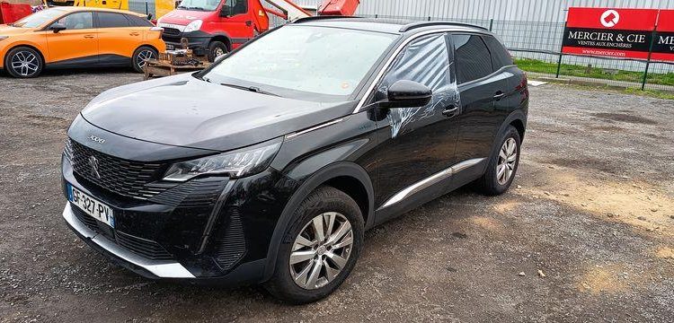 PEUGEOT 3008 STYLE SUV 1.5 BLUEHDi 131 CV / 96 KW – DIESEL – 196210 LMS – ANNEE 2022 NOIR GF-327-PV