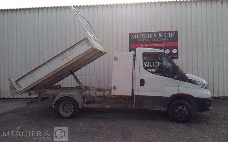 IVECO DAILY 35-160 BENNE SIMPLE CABINE COFFRE BLANC GG-784-VF