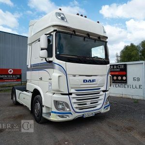 DAF XF 480 FT – 4X2 – SPACE CABINE  – 459764 KMS – ANNEE 2022 BLANC GG-849-FB