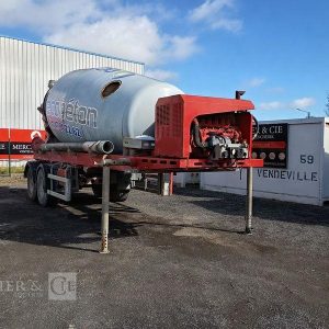 DEBUF SEMI BETONNIERE 12M3 – BM12-36-2 – 2 ESSIEUX – PTAC 36 TONNES – ANNEE 2012  GK-847-FJ