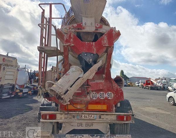 DEBUF SEMI BETONNIERE 12M3 – BM12-36-2 – 2 ESSIEUX – PTAC 36 TONNES – ANNEE 2012  GK-847-FJ
