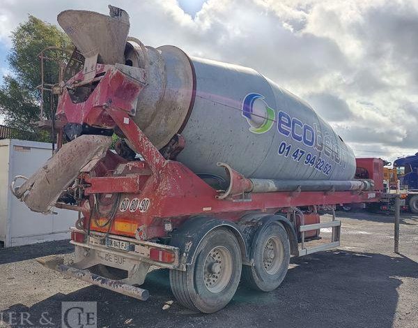 DEBUF SEMI BETONNIERE 12M3 – BM12-36-2 – 2 ESSIEUX – PTAC 36 TONNES – ANNEE 2012  GK-847-FJ