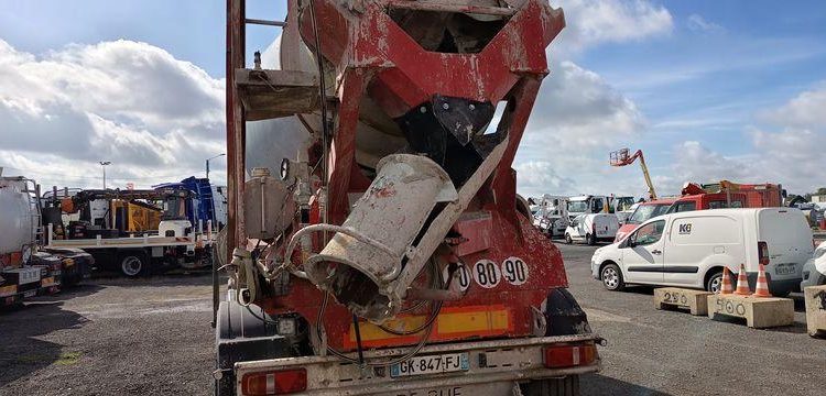 DEBUF SEMI BETONNIERE 12M3 – BM12-36-2 – 2 ESSIEUX – PTAC 36 TONNES – ANNEE 2012  GK-847-FJ