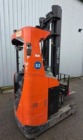 CHARIOT ELECTRIQUE LATERAL retract BT RRE160 MAT TRIPLEX CAPACITE 1,6T 8,5M  MV2