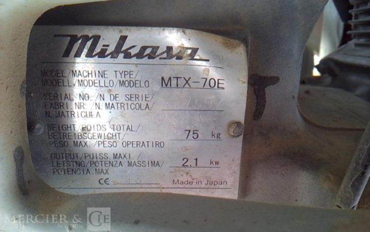 GENERIQUE PILONNEUSE 72KG PN3 ESSENCE 239H GRIS PIL750949