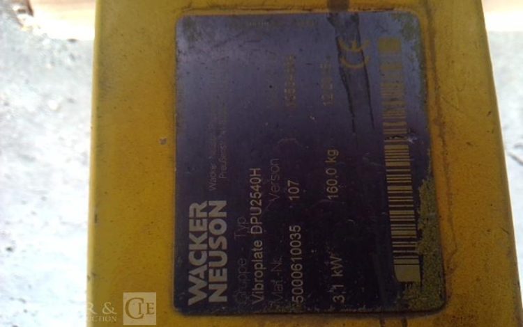 PLAQUE VIBRANTE 154KG PQ3 DIES  PLA010041