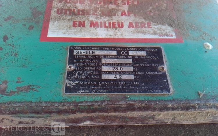 GENERIQUE POMPE 72M3/H ESSENCE SURFACE VERT POM748510