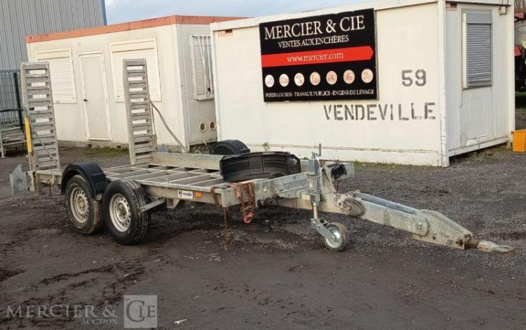 HUBIERE REMORQUE PORTE ENGIN 3T5  FF-480-ZX