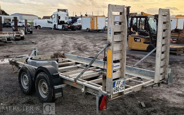 HUBIERE REMORQUE PORTE ENGIN 3T5  FF-480-ZX