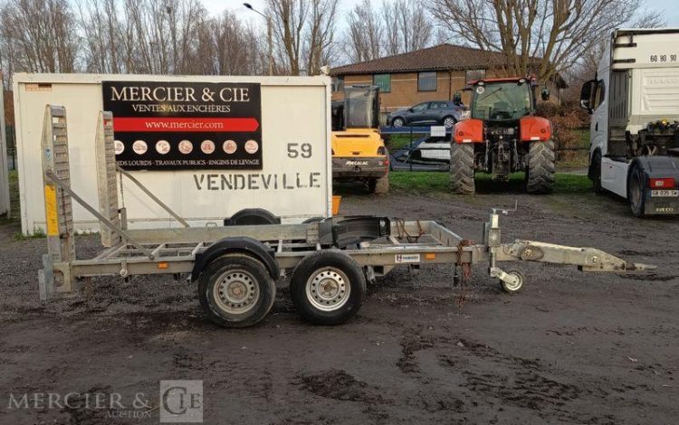 HUBIERE REMORQUE PORTE ENGIN 3T5  FF-480-ZX