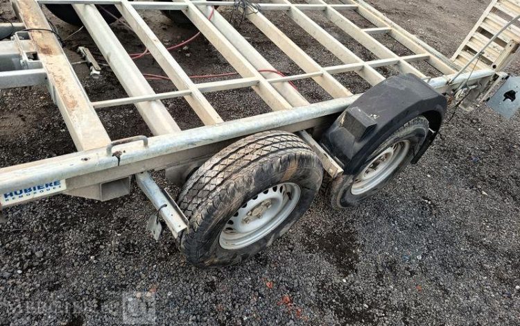 HUBIERE REMORQUE PORTE ENGIN 3T5  FF-480-ZX