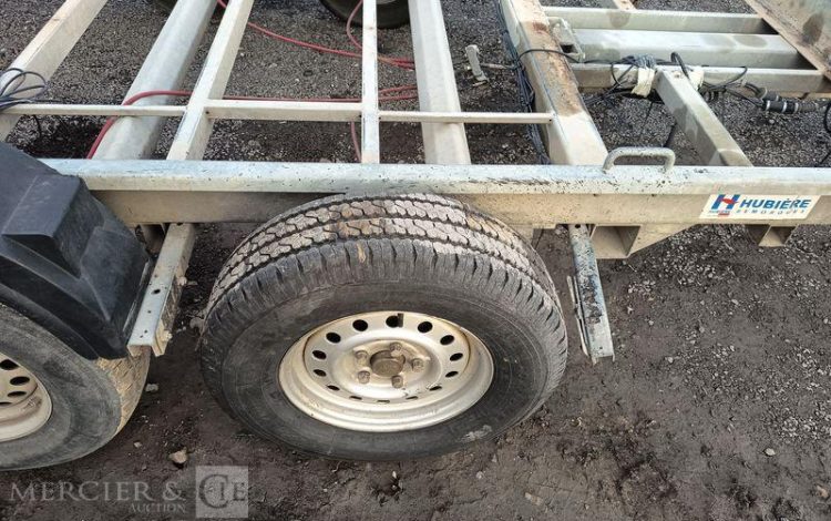 HUBIERE REMORQUE PORTE ENGIN 3T5  FF-480-ZX