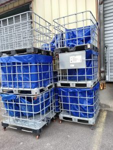 Autre Lot de 9 cuve à roulette avec armature , de 1mx 1.20cm , Iso PMDI 92140  14