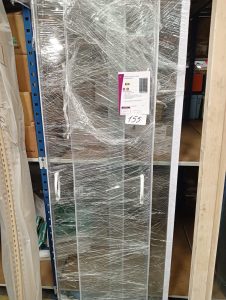 Autre Angle de douche 4mm transparent ,Dimensions :  80cm x80cm hauteur 185cm , profil  158