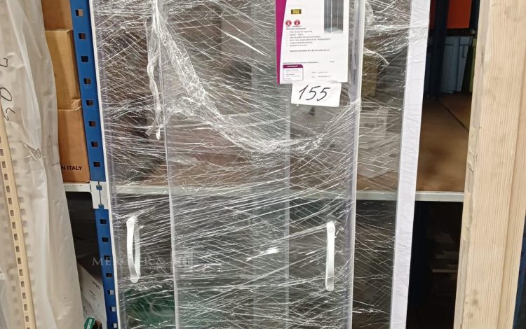 Autre Angle de douche 4mm transparent ,Dimensions :  80cm x80cm hauteur 185cm , profil  158