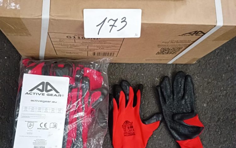 Autre Lot de 360 paires de gants de manutention Active Gear modèle G1169NP, en latex r  176
