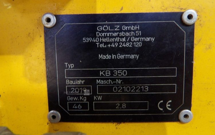 GOLZ KB350  FOR010335