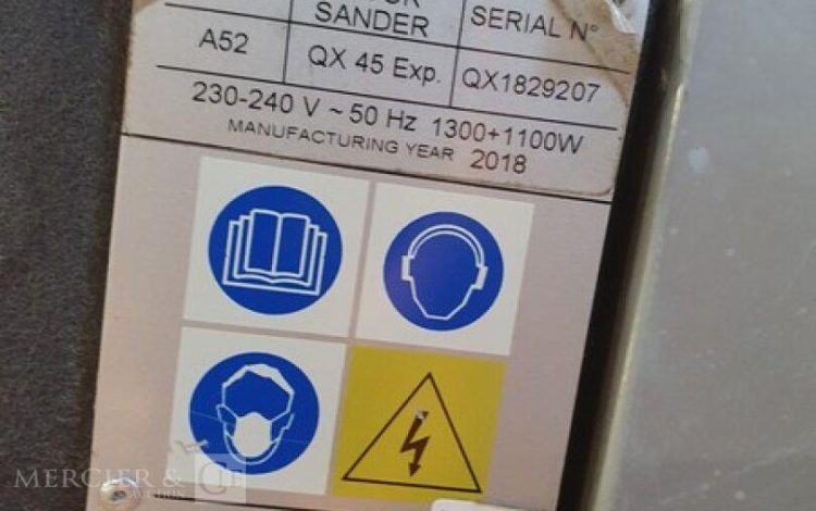 KUNZLE & TASIN FLOOR SANDER – QX45EXP  PON010049