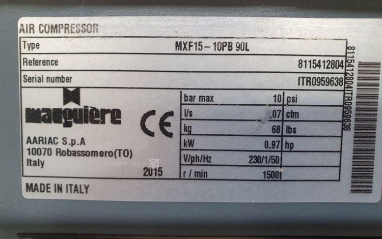 MAUGUIERE MXF15-10PB 90L  COM010029