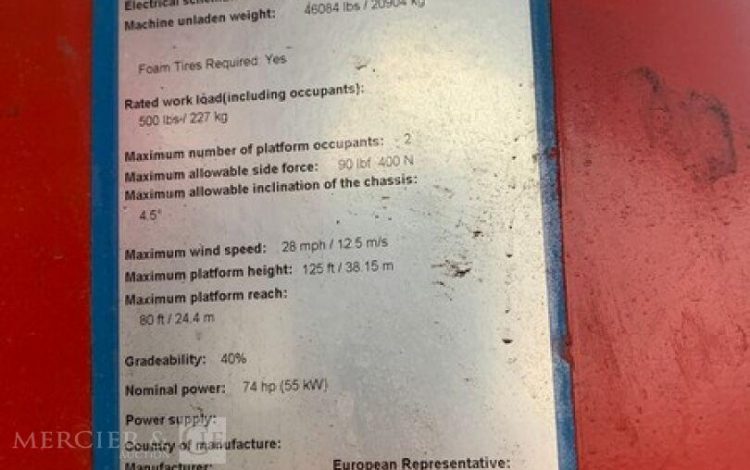 GENIE S-125  T40DVG016