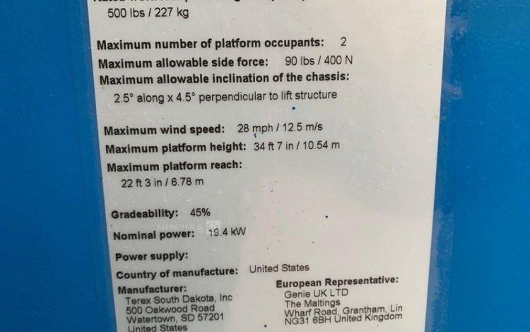 GENIE Z-34/22  A12DVGQ090