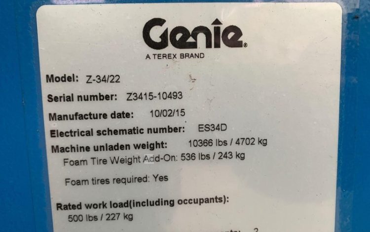 GENIE Z-34/22  A12DVGQ090