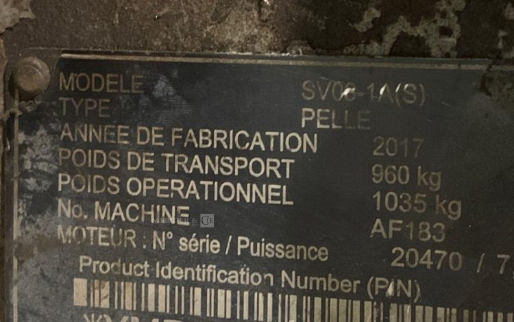 YANMAR SV08-1A(S)  259015