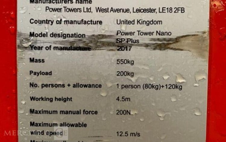 JLG POWER TOWER NANO  284386