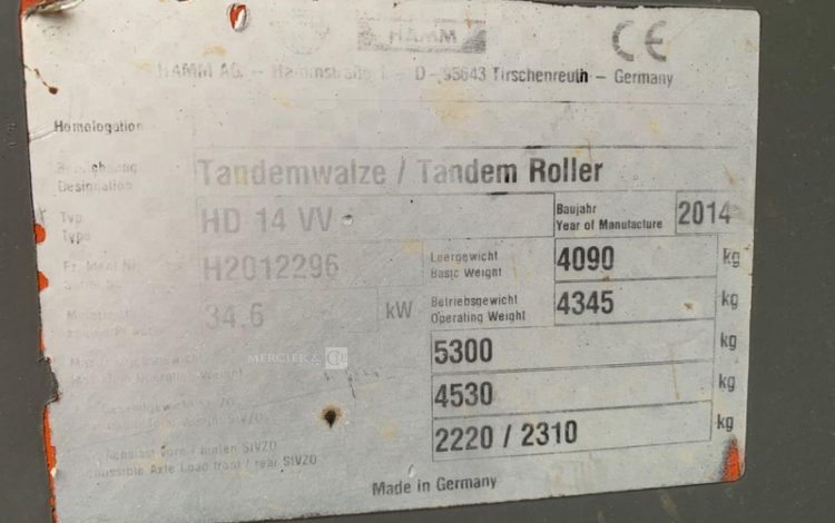 HAMM HD 14VV  191741